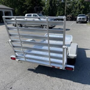 USED Triton 4.5x8' All Aluminum Single Axle Utility Landscape Trailer