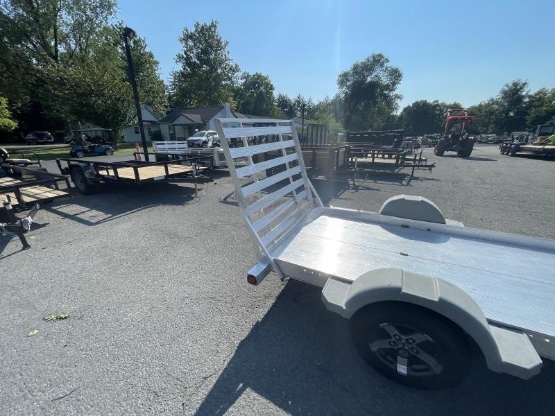 USED Triton 4.5x8' All Aluminum Single Axle Utility Landscape Trailer - Image 4