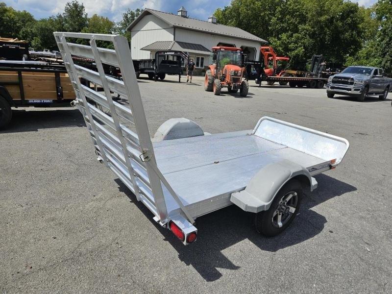 USED Triton 4.5x8' All Aluminum Single Axle Utility Landscape Trailer - Image 3