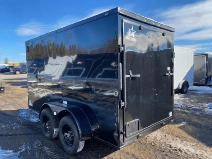 2023 Fast Cargo 6x12 Enclosed 7K Cargo Trailer w/ Ramp Door & Blackout Package – Compact, Stylish, and Built for Heavy-Duty Use - Image 4