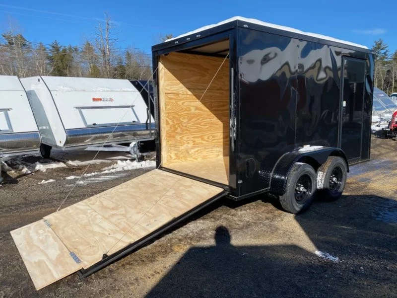2023 Fast Cargo 6x12 Enclosed 7K Cargo Trailer w/ Ramp Door & Blackout Package – Compact, Stylish, and Built for Heavy-Duty Use
