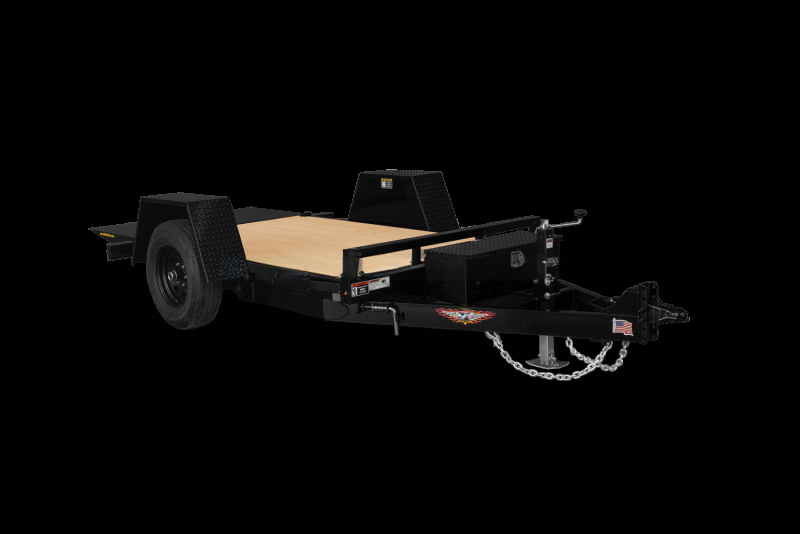 2024 H&H 78"x12' Tilt Equipment Trailer Scissor Hauler - Image 4