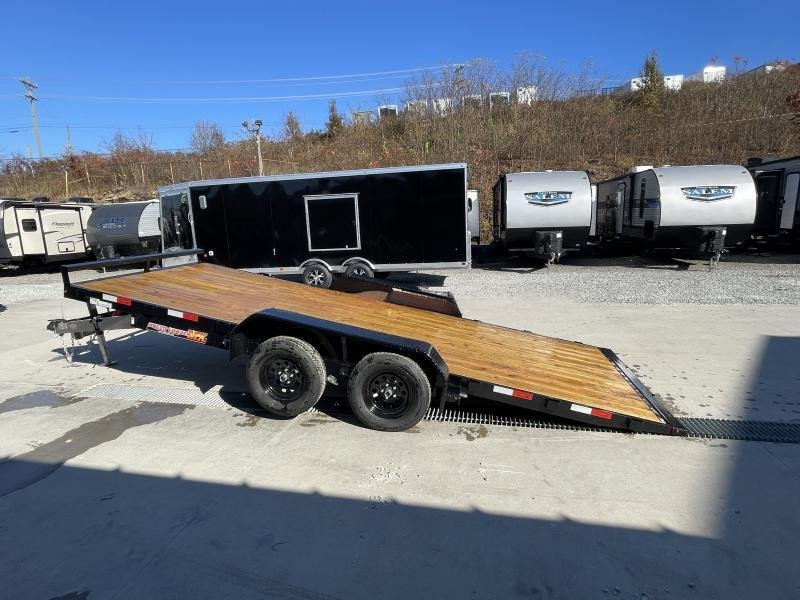 2024 H&H 7x18' Tilt Car Hauler Trailer - Image 5