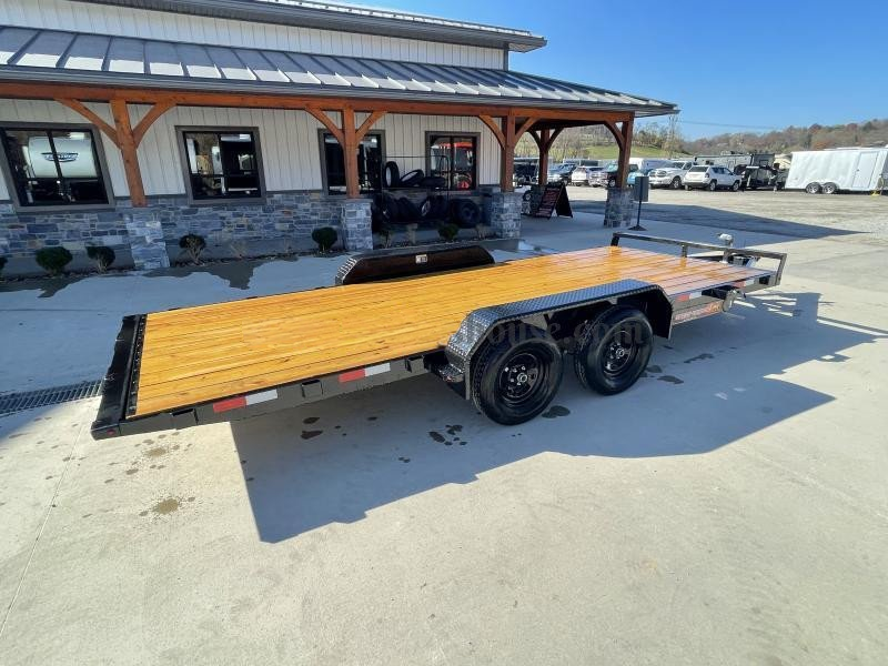 2024 H&H 7x18' Tilt Car Hauler Trailer - Image 23