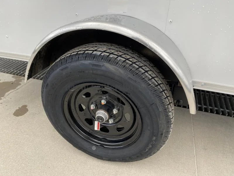 2024 Cargo Mate 5x8' Enclosed Cargo Trailer – Barn Door, V-Nose, and Extra Height - Image 8