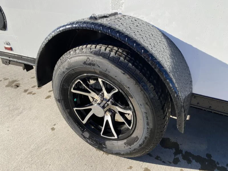 2024 Cargo Mate 6.5x10' Enclosed Cargo Trailer – 2990# GVW, White Blackout, UTV Package - Image 6