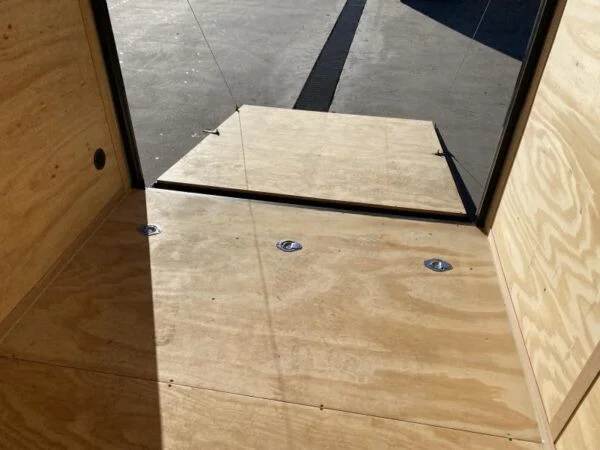 2024 Cargo Mate 6.5x10' Enclosed Cargo Trailer – 2990# GVW, White Blackout, UTV Package - Image 2