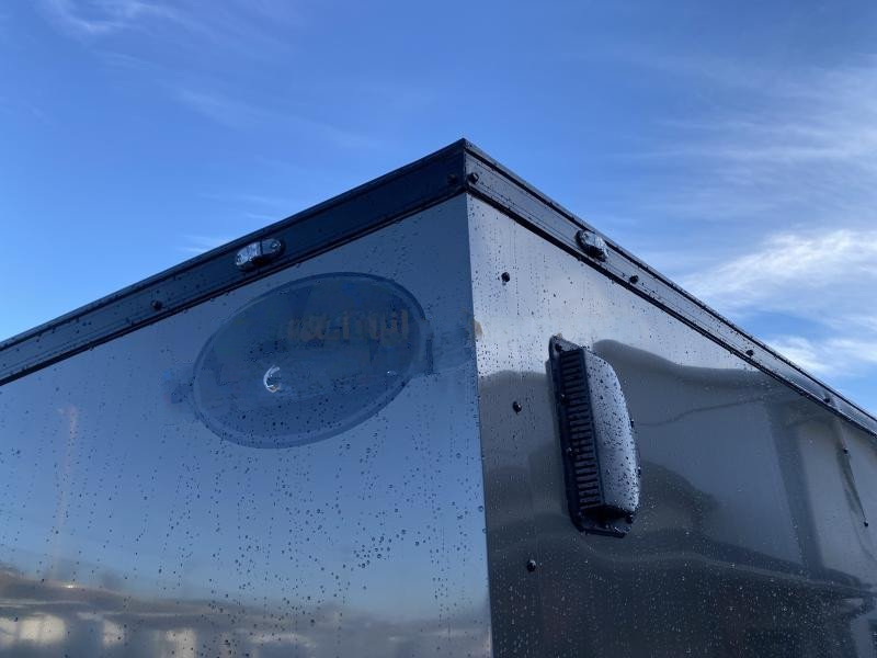 2024 Cargo Mate 7.5x12' Enclosed Cargo Trailer – 2990# GVW, Electric Brakes, Charcoal Blackout - Image 12