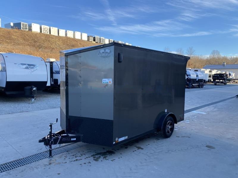 2024 Cargo Mate 7.5x12' Enclosed Cargo Trailer – 2990# GVW, Electric Brakes, Charcoal Blackout - Image 7