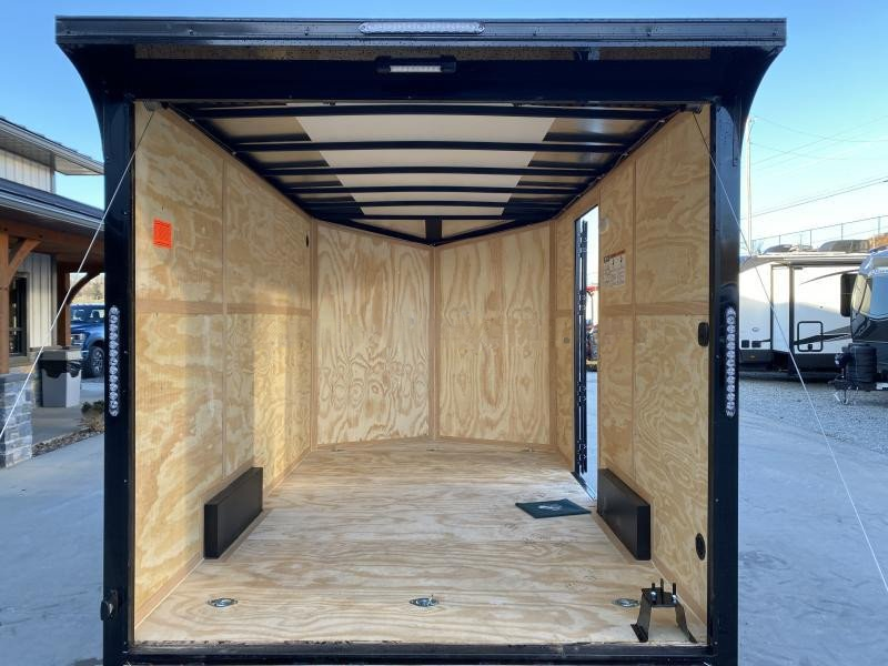 2024 Cargo Mate 7.5x12' Enclosed Cargo Trailer – 2990# GVW, Electric Brakes, Charcoal Blackout - Image 21
