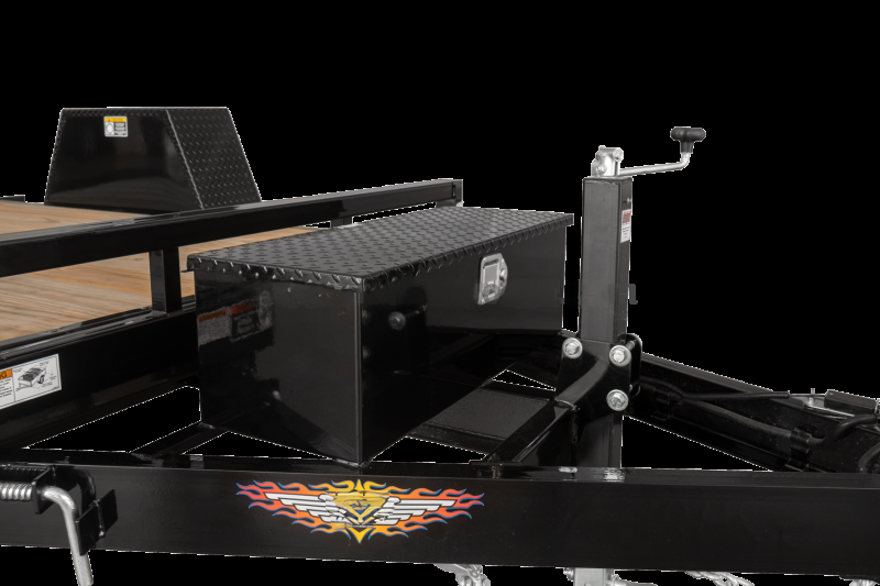 2024 H&H 78"x12' Tilt Equipment Trailer Scissor Hauler - Image 2