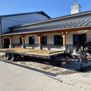 2024 Ironbull 7x18' Equipment Trailer 9990# GVW * KNIFEEDGE RAMP W/ ADJUSTABLE SUPPORT * REMOVABLE FENDERS * 16" O.C. CHANNEL C/M * RUBRAIL/STAKE POCKETS/PIPE SPOOLS/D-RINGS * ADJUSTABLE CAST COUPLER * 7K JACK * DEXTER'S