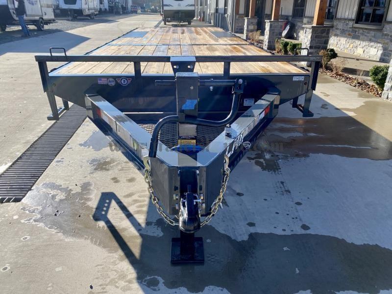 2024 Lamar 102x24' Flatbed Deckover Trailer 14000# GVW * 8' SLIDE IN RAMPS * CHARCOAL * TOOL TRAY * HD CAST COUPLER * I-BEAM FRAME * 16" O.C. C/M * RUBRAIL/STAKE POCKETS/PIPE SPOOLS * CHANNEL SIDE RAIL * 12K JACK - Image 9