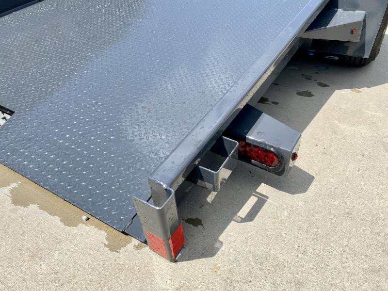 2024 Lamar 79x12' Single Axle Scissor Hauler Gravity Tilt Equipment Trailer – 7000# GVW, Steel Floor, Torsion Axle - Image 20