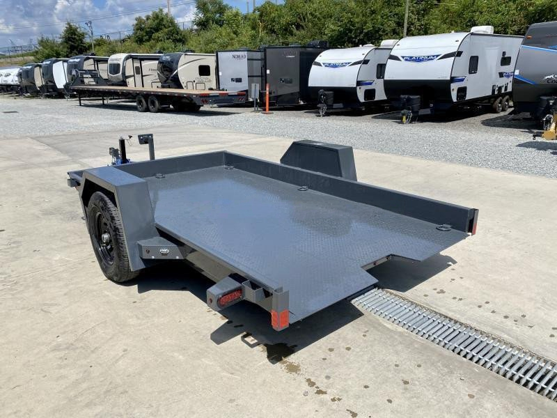 2024 Lamar 79x12' Single Axle Scissor Hauler Gravity Tilt Equipment Trailer – 7000# GVW, Steel Floor, Torsion Axle - Image 9