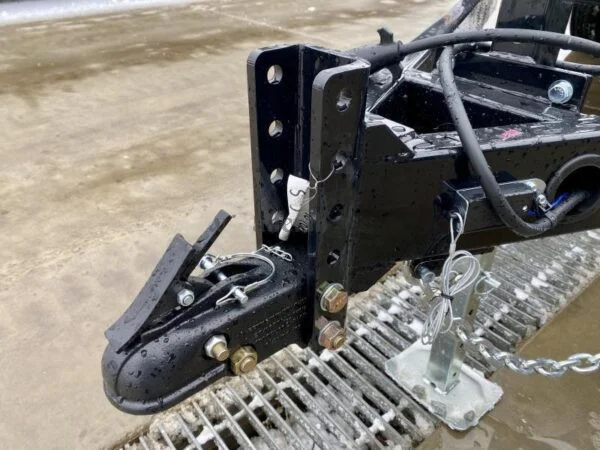 2023 Sure-Trac 102x16 Flatbed Deckover Trailer 9900# GVW * 8' SLIDE IN PUNCH PLATE RAMPS * TUBE SIDE RAIL + CROSSMEMBERS * RUBRAIL/STAKE POCKETS/D-RINGS * SPARE MOUNT * ADJUSTABLE COUPLER * DROP LEG JACK - Image 6